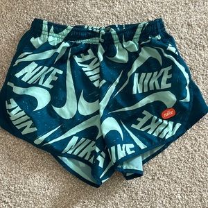 Girls Nike running/soccer shorts size medium.